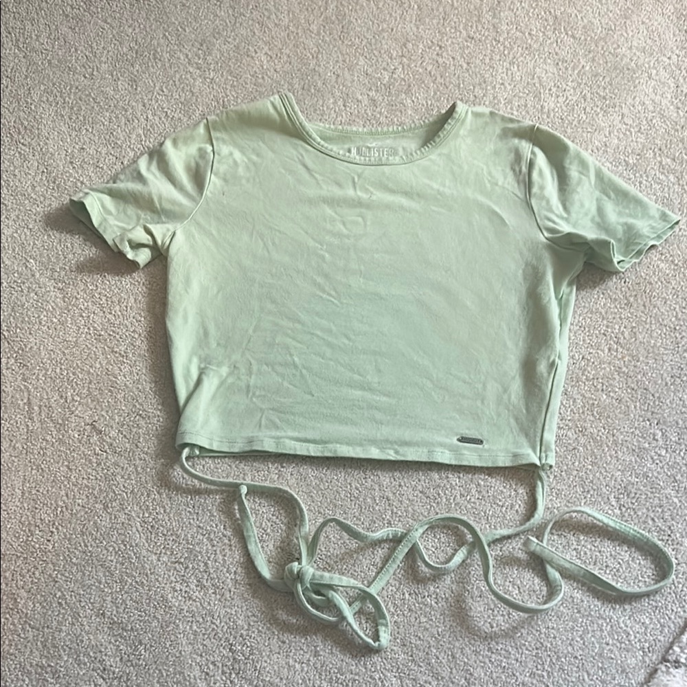 Hollister Mint Green Crop Top